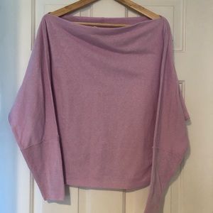 Free people orchid boat neck dolman sleeve top